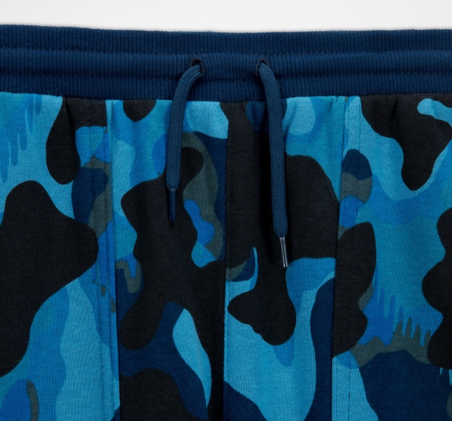 Kids' Converse Camo Jogger Navy | 907-YGUPZN