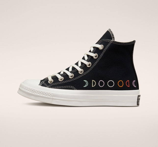 Women's Converse Chuck 70 Mystic Symbols High Tops Black / White | 087-HBDAFL