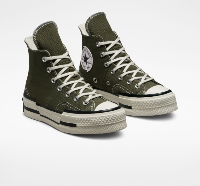Women's Converse Chuck 70 Plus Seasonal High Tops Black | 127-JZULBK