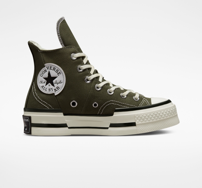 Women's Converse Chuck 70 Plus Seasonal High Tops Black | 127-JZULBK