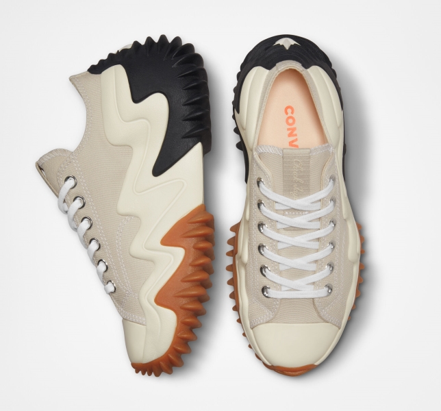 Women's Converse Run Star Motion CX Seasonal Platform Shoes Brown / Black | 357-WRHLMQ