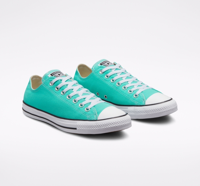 Men's Converse Chuck Taylor All Star Seasonal Canvas Shoes Light Turquoise | 493-ANRWQB