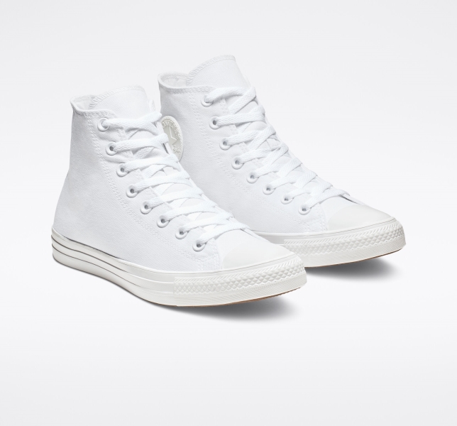 Women's Converse Chuck Taylor All Star Classic Canvas Shoes White | 732-BKTEDR