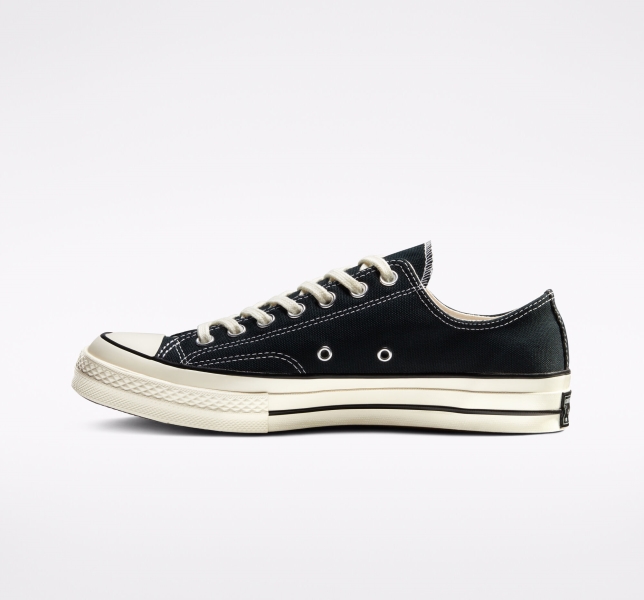 Men's Converse Chuck 70 Vintage Canvas Shoes Black / Black | 586-CHMJAS