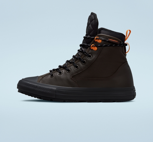 Women's Converse Chuck Taylor All Star All Terrain High Tops Brown / Brown | 197-LINCZT