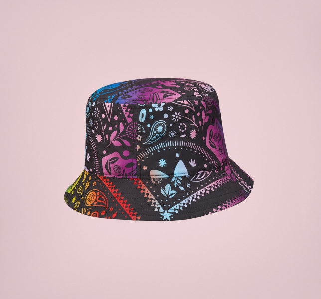 Women's Converse Pride Reversible Bucket Hats White | 526-AMLIYD
