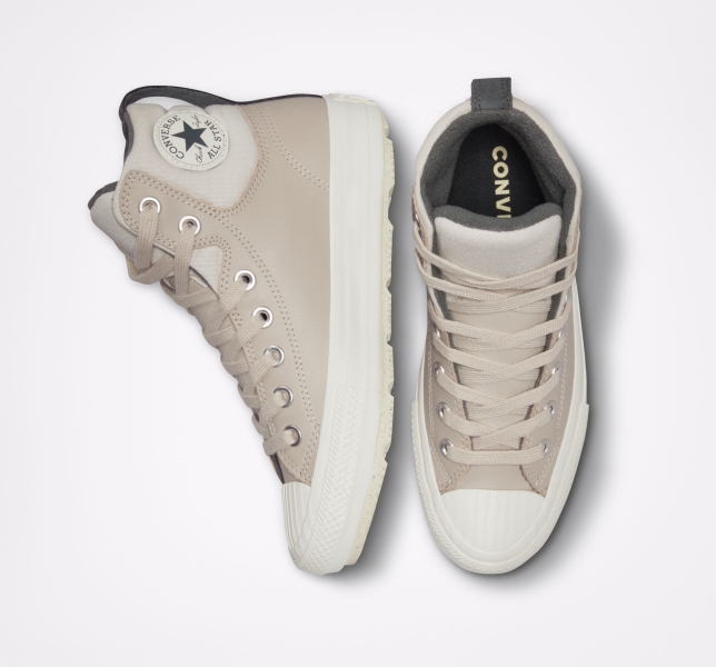 Kids' Converse Chuck Taylor All Star Berkshire Counter Climate Boots Light Beige / Grey | 829-JMLWVX