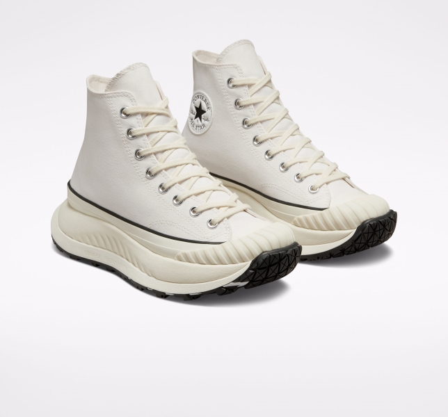 Women's Converse Chuck 70 AT-CX Platform Shoes White / Black | 915-VCWHRU
