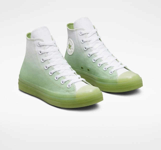 Women's Converse Chuck Taylor All Star CX High Tops Green / White / Green | 764-QKFMDT