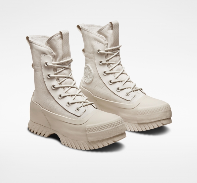 Women's Converse Chuck Taylor All Star Lugged 2.0 Counter Climate Boots Light Beige / Light Beige | 207-OPYWQK