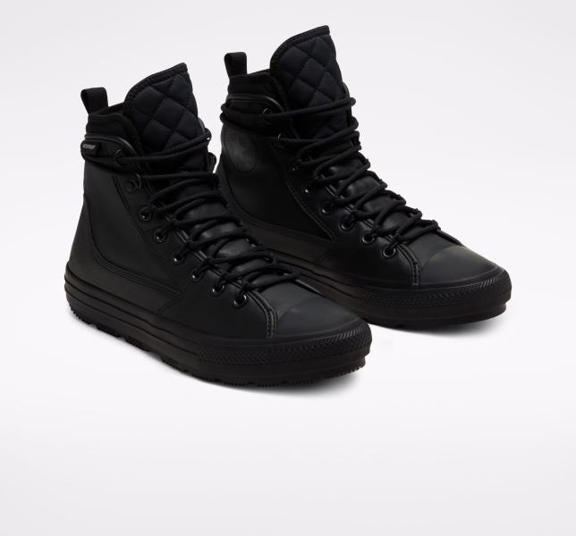 Men's Converse Chuck Taylor All Star Utility All Terrain Canvas Shoes Black / Black / Black | 792-FHNYJC
