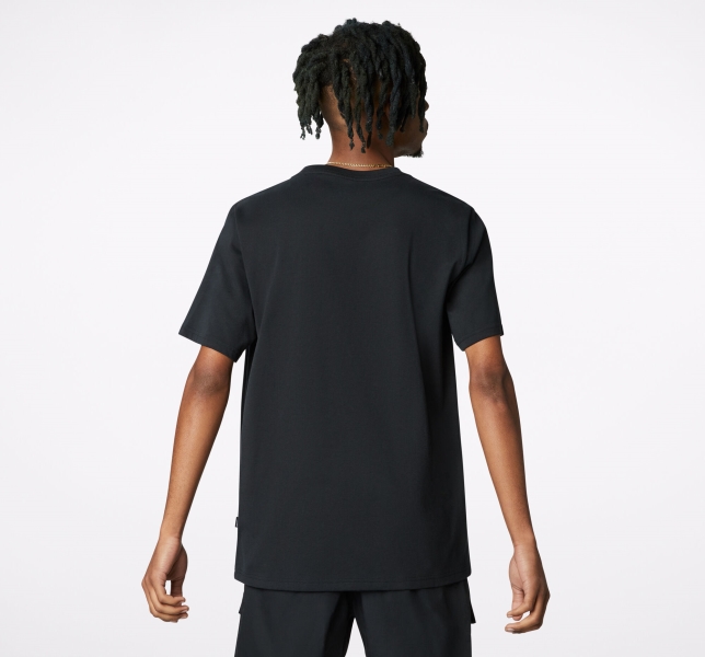 Men's Converse Forward Graphic T Shirts Black | 156-NVWLMS