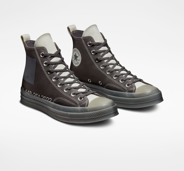 Men's Converse A-COLD-WALL* Chuck 70 Canvas Shoes Silver | 602-YJXTHZ