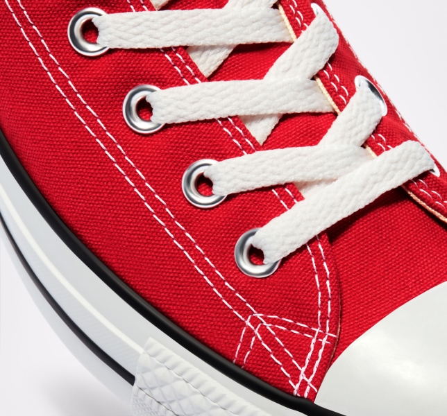Women's Converse Chuck Taylor All Star Classic High Tops Red | 824-JHOCTF