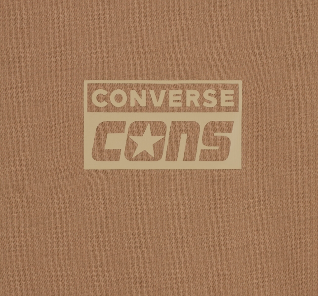 Men's Converse CONS Graphic T Shirts Brown | 508-CGZXFT
