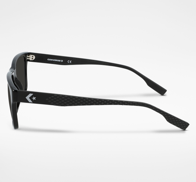 Men's Converse Force Sunglasses Black | 132-TCYGEO