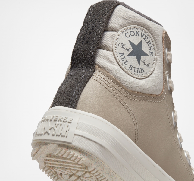 Kids' Converse Chuck Taylor All Star Berkshire Counter Climate Boots Light Beige / Grey | 073-GQIRPO