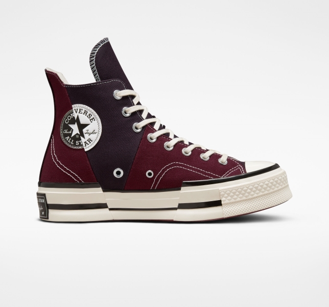 Men's Converse Chuck 70 Plus Counter Climate Canvas Shoes Black | 765-UKJTSN