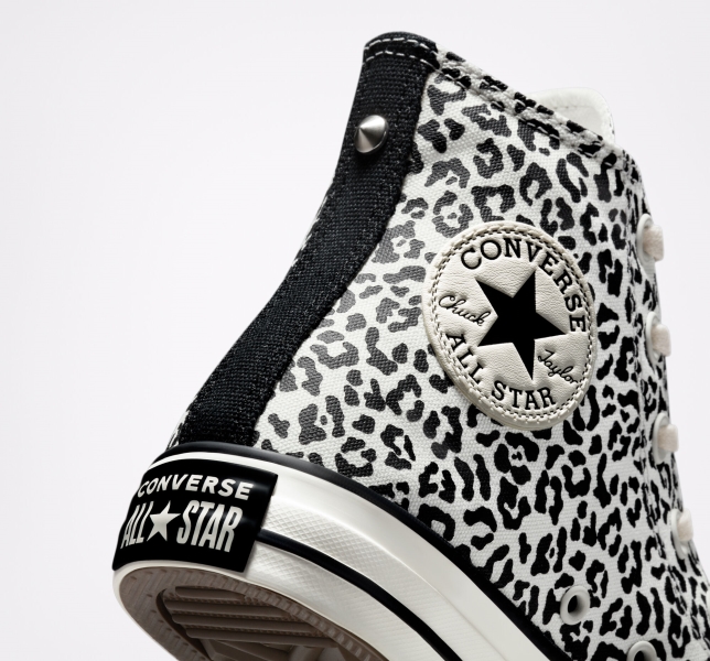 Women's Converse Chuck Taylor All Star Animal Mix High Tops Black | 168-ZGDQAK