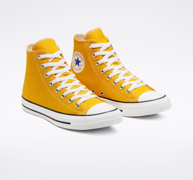 Women's Converse Chuck Taylor All Star Classic Canvas Shoes Lemon | 394-UIRYJV