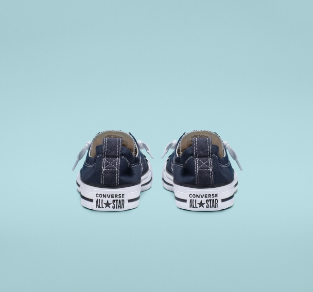 Women's Converse Chuck Taylor All Star Shoreline Canvas Shoes Navy | 634-FXSHBZ