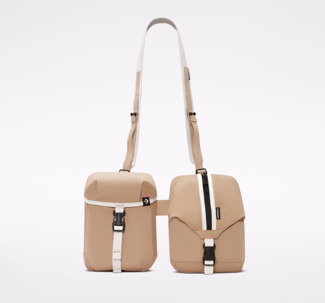 Men's Converse Modular Bags & Backpacks Brown | 439-FYTQNH