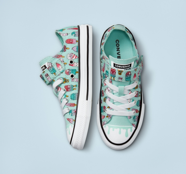 Kids' Converse Chuck Taylor All Star Easy-On Sweet Scoops Canvas Shoes Pink | 419-ZFSVYE
