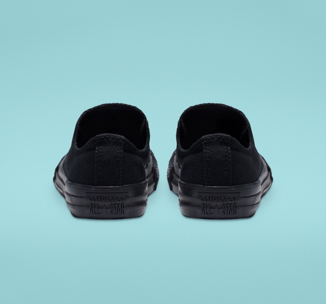 Kids' Converse Chuck Taylor All Star Classic Canvas Shoes Black | 063-BDHZLU