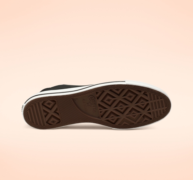 Women's Converse Chuck Taylor All Star Lift Canvas Shoes Black / White / White | 960-UMPHJG