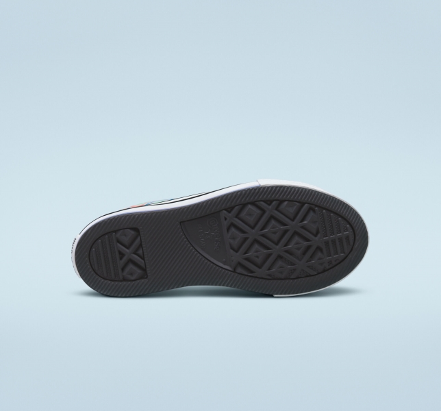 Kids' Converse Chuck Taylor All Star Lift Swirl Platform Shoes Coral / Royal | 412-FPLXON