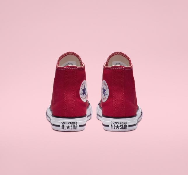 Kids' Converse Chuck Taylor All Star Classic Canvas Shoes Red | 950-GXPEMS