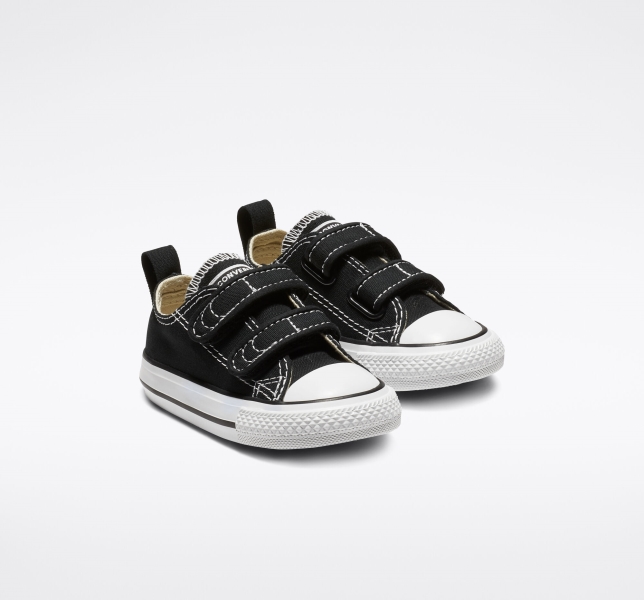 Kids' Converse Chuck Taylor All Star Easy-On Canvas Shoes Black | 120-HEGBNV