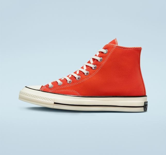 Men's Converse Chuck 70 Seasonal Canvas Shoes Red | 937-IRBZOK