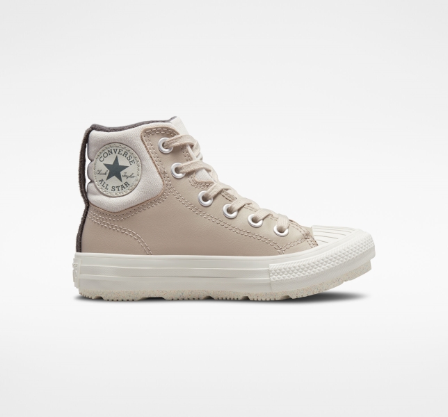 Kids' Converse Chuck Taylor All Star Berkshire Counter Climate Boots Light Beige / Grey | 829-JMLWVX