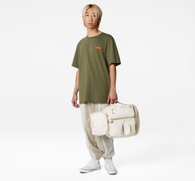Men's Converse Ripstop Bags & Backpacks Light Beige / Camo | 890-FZCVQW