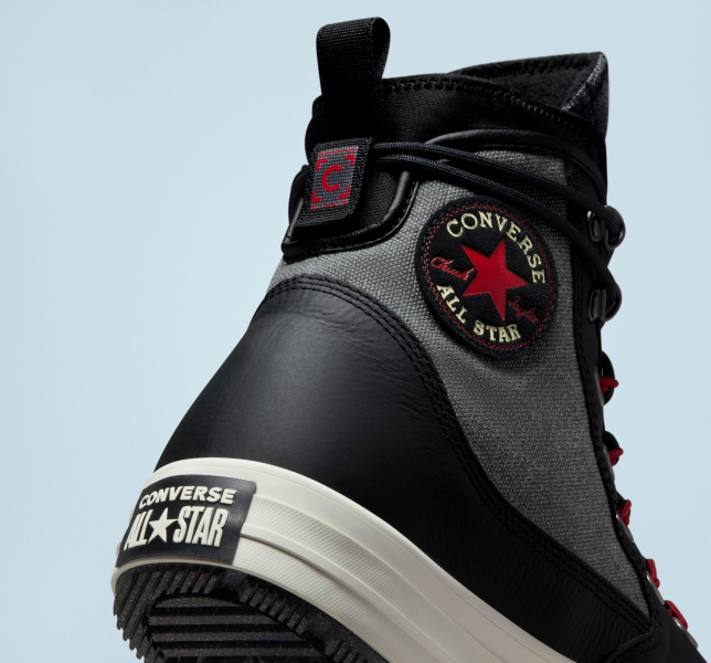 Women's Converse Chuck Taylor All Star All Terrain Boots Grey / Black | 687-OETKJH