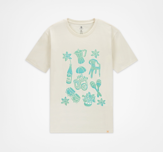 Men's Converse Mi Gente Mi Alegria T Shirts Multicolor | 941-BPGQJH