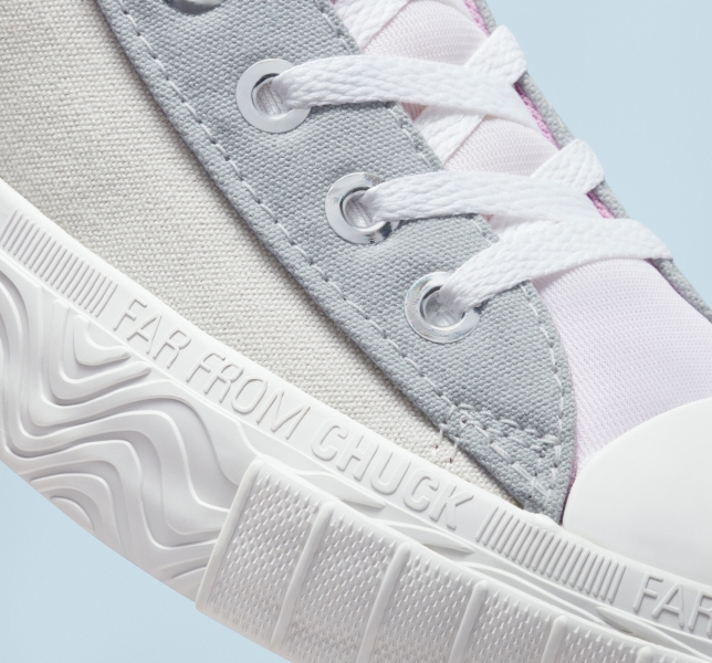 Women's Converse Chuck Taylor Alt Star Marbled Patch Canvas Shoes Grey / Pink | 570-HFTYZJ