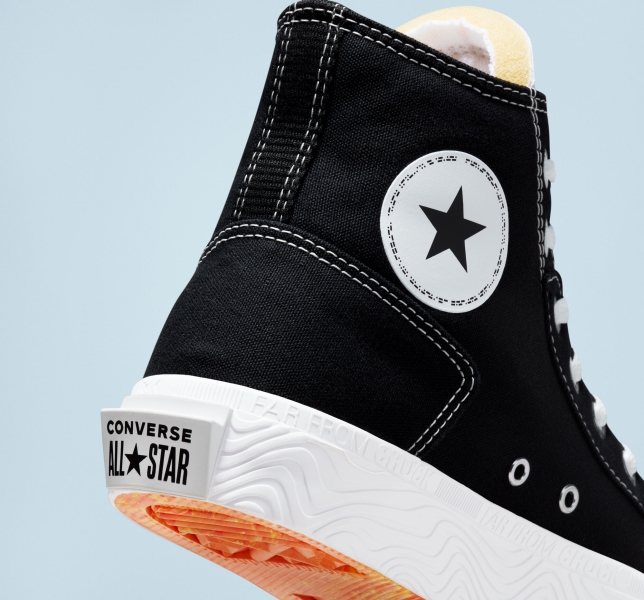Women's Converse Chuck Taylor Alt Star High Tops Black / White / White | 680-YEFDAG