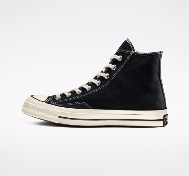 Women's Converse Chuck 70 Vintage High Tops Black / Black | 132-MFIUQJ