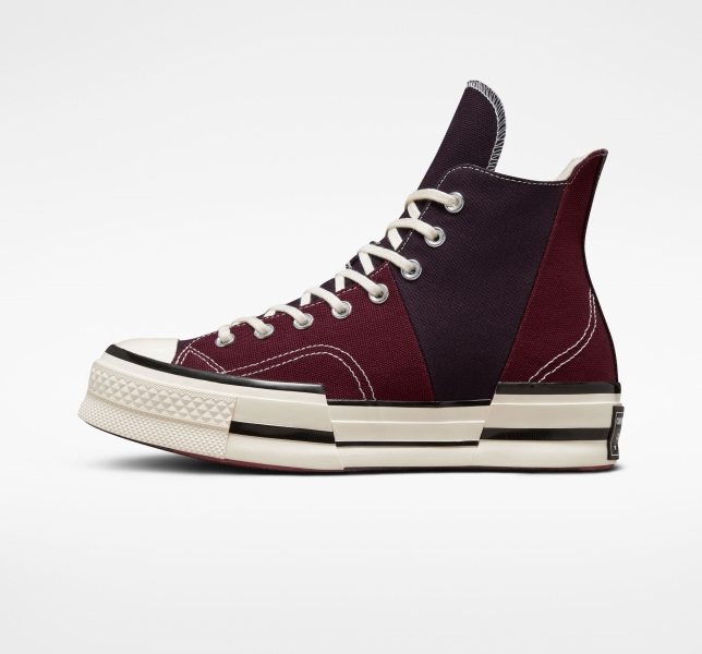 Men's Converse Chuck 70 Plus Counter Climate Canvas Shoes Black | 765-UKJTSN