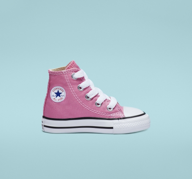 Kids' Converse Chuck Taylor All Star Classic Canvas Shoes Pink | 901-HAEDJS
