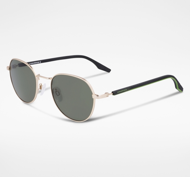 Men's Converse North End Sunglasses Gold | 218-SRANZO