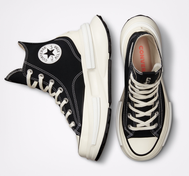 Women's Converse Run Star Legacy CX Platform Shoes Black / White | 706-JXHQOW