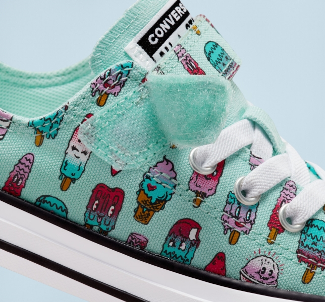 Kids' Converse Chuck Taylor All Star Easy-On Sweet Scoops Canvas Shoes Pink | 419-ZFSVYE