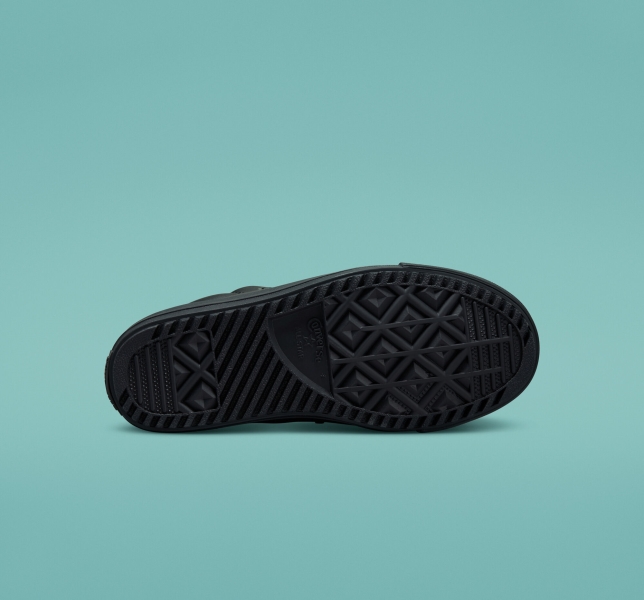 Kids' Converse Chuck Taylor All Star Counter Climate Street Boots Black / Black / Black | 891-KYWICA