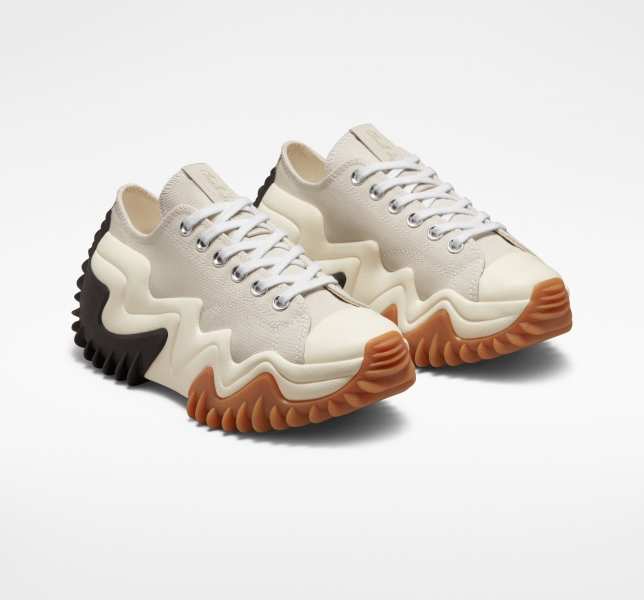 Women's Converse Run Star Motion CX Seasonal Platform Shoes Brown / Black | 357-WRHLMQ