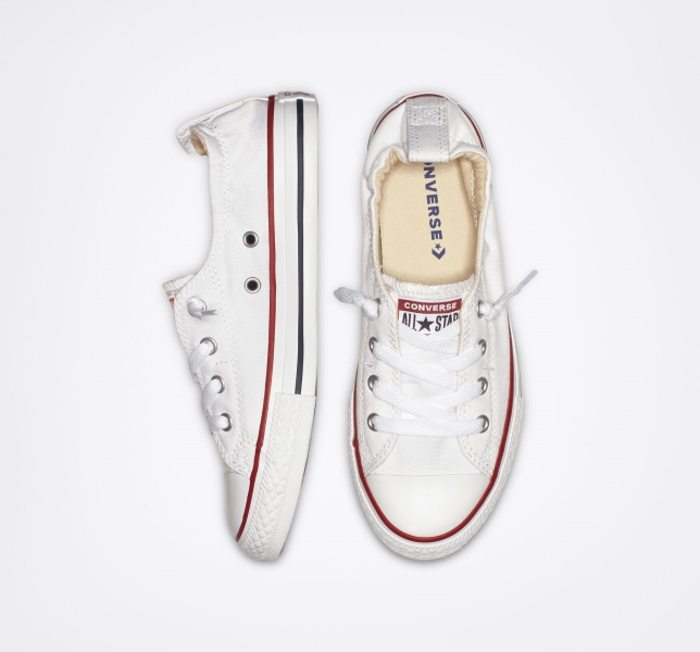 Kids' Converse Chuck Taylor All Star Shoreline Canvas Shoes White | 516-MKBYCL