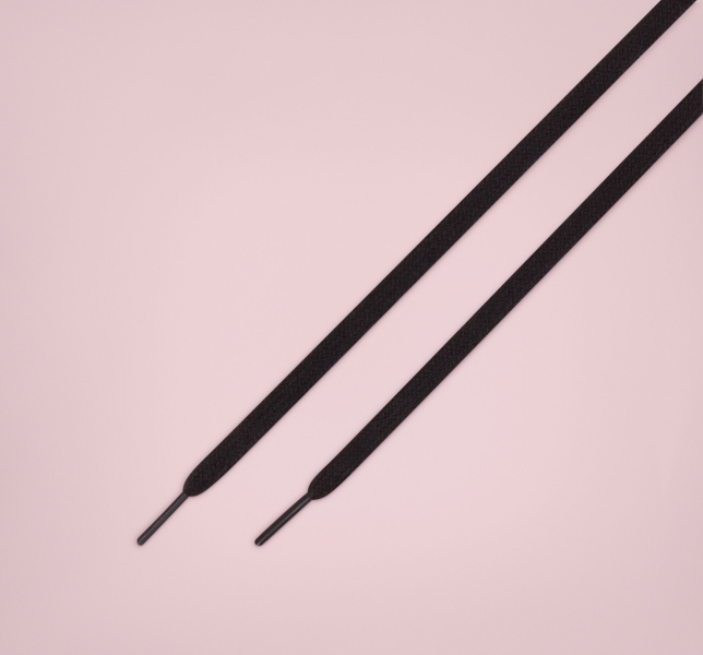 Women's Converse 45 Inch Low Top Laces Black | 057-UKQJTF