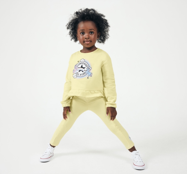 Kids' Converse Ruffle Legging One Piece & Sets Multicolor | 307-PEKQFD